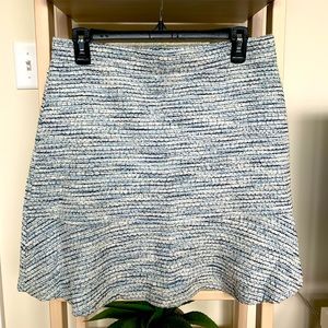 Loft Shimmer Knit Flippy Skirt